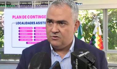 FUERTE DESPLIEGUE: “EL GOBERNADOR ESTUVO DESDE EL MINUTO UNO AL FRENTE DE LA EMERGENCIA” DESTACÓ GUTIÉRREZ