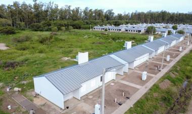 AVANZAN LAS ETAPAS FINALES DE LAS VIVIENDAS EN SAN BERNARDO Y ANUNCIAN SORTEO PARA EL 15 DE MAYO