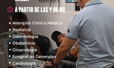 LA RED ESTRATÉGICA DE SALUD LLEGA ESTE LUNES A VILLA ÁNGELA