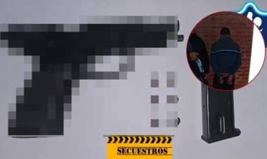 AGARRÓ DEL CUELLO A SU EXPAREJA Y LA AMENAZÓ CON UNA PISTOLA 9 MM: TERMINÓ DETENIDO