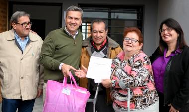 ZDERO ENTREGÓ VIVIENDAS EN LA CHACRA 214 Y DESTACÓ LA RECUPERACIÓN DE LA CONFIANZA EN EL IPDUV