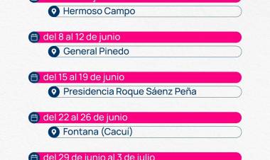 EL TREN 25 DE MAYO ESTÁ EN CHACO Y COMENZARÁ A ATENDER DESDE MAÑANA EN HERMOSO CAMPO