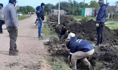 SAN BERNARDO: SAMEEP AMPLIÓ LA RED DE AGUA POTABLE Y MEJORÓ EL SERVICIO EN EL BARRIO SAN MARTÍN SUR