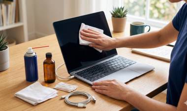 CÓMO LIMPIAR CORRECTAMENTE UNA NOTEBOOK SIN DAÑARLA: LOS ERRORES MÁS COMUNES Y LOS CONSEJOS DE LOS EXPERTOS