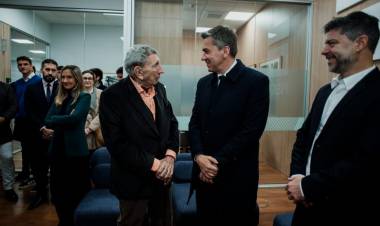 EL NUEVO BANCO DEL CHACO RENOVÓ SU SUCURSAL EN BUENOS AIRES JUNTO A LUIS LANDRISCINA