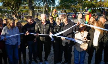 EL PARQUE 2 DE FEBRERO VUELVE A BRILLAR: QUEDARON INAUGURADAS LAS OBRAS DE RENOVACIÓN INTEGRAL