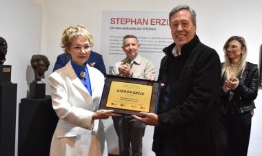 BIENAL 2026: INAUGURARON LA MUESTRA “ESCULTORES DEL MUNDO”, CON HOMENAJES A MAGDA FRANK Y STEPÁN ERZIA