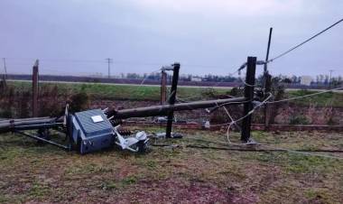 SECHEEP TUVO QUE REFORZAR CUADRILLAS PARA RESOLVER LOS DAÑOS QUE DEJÓ LA TORMENTA