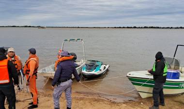 EN EL RÍO PARANÁ: HALLARON UN CUERPO EN COSTAS DE CORRIENTES DURANTE EL OPERATIVO DE BÚSQUEDA