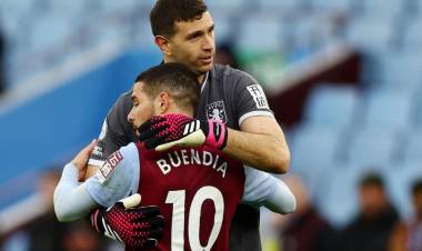 DIBU MARTÍNEZ NO JUGARÁ LA SUPERCOPA DE EUROPA CON ASTON VILLA