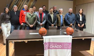 CON APOYO DEL GOBIERNO PROVINCIAL SE PRESENTÓ HOY EL TORNEO PRE FEDERAL DE BÁSQUET 2026