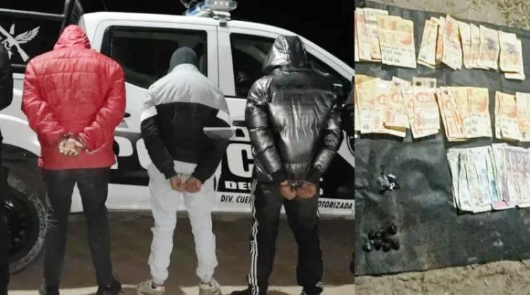 TRES HOMBRES FUERON DETENIDOS CON MÁS DE 40 BOCHITAS DE DROGA