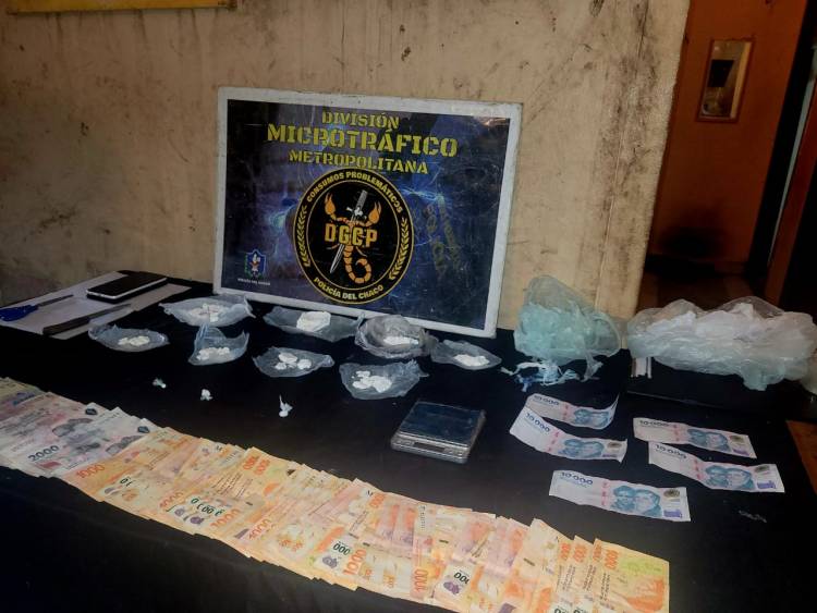 TRAS ALLANAMIENTO INCAUTARON ESTUPEFACIENTES Y DINERO EN EFECTIVO