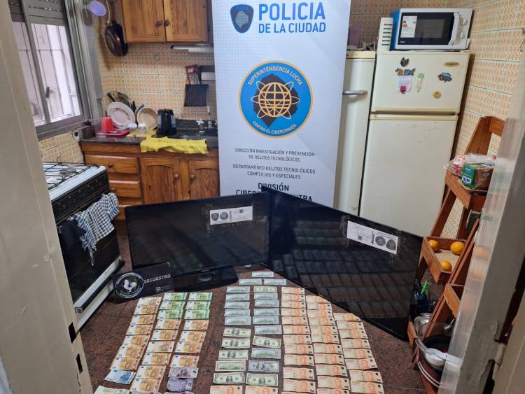 GOLPE A PRESUNTOS CIBERDELINCUENTES: TRES DETENIDOS POR ESTAFAR A UNA EMPRESA POR 70 MILLONES DE PESOS