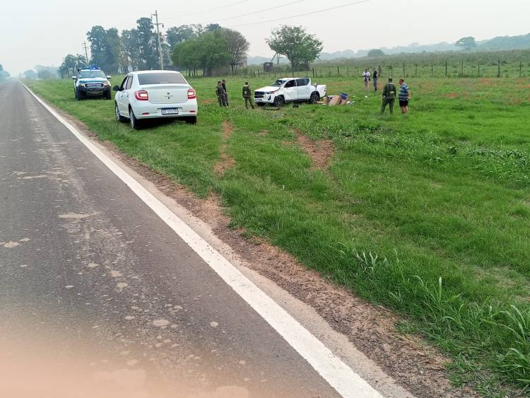 FALLECE UNA MUJER TRAS DESPISTAR CON SU CAMIONETA