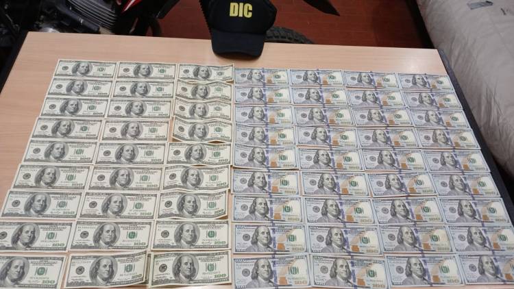 TERMINÓ DETENIDO POR EL ROBO DE MÁS DE 11 MIL DÓLARES
