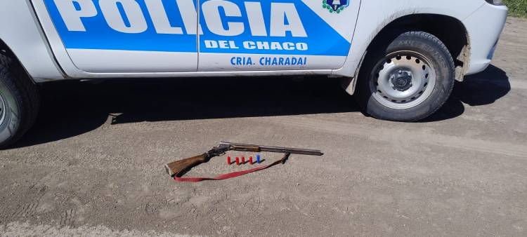 CONTROL SOBRE RUTA: TRANSPORTABAN UNA ESCOPETA