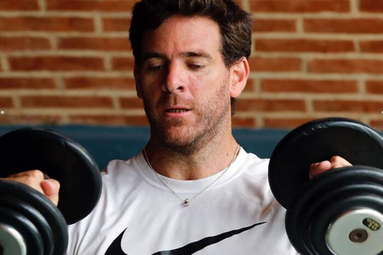 DEL POTRO SE PREPARA DE CARA A LA EXHIBICIÓN ANTE DJOKOVIC: "EL ADIÓS FINAL" 