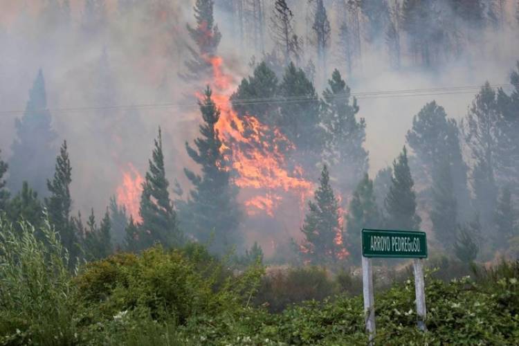 IGNACIO TORRES "RESUCITÓ" A LA RAM Y LA RESPONSABILIZÓ POR LOS INCENDIOS EN EPUYÉN