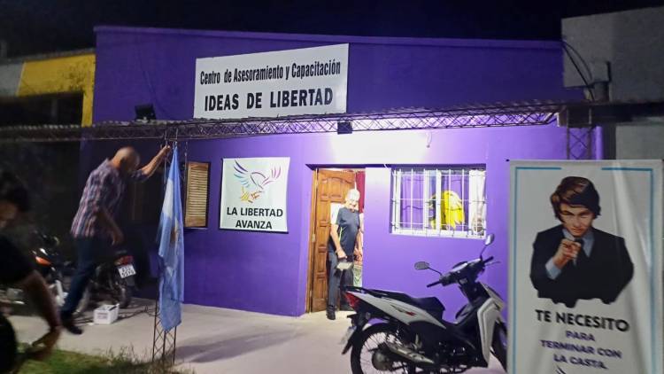 INAUGURACIÓN DE UNA NUEVA SEDE DE LA LIBERTAD AVANZA EN LA LEONESA 