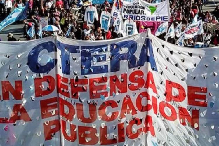 CTERA REALIZARÁ UN NUEVO PARO DOCENTE EL PRÓXIMO JUEVES 13 DE MARZO