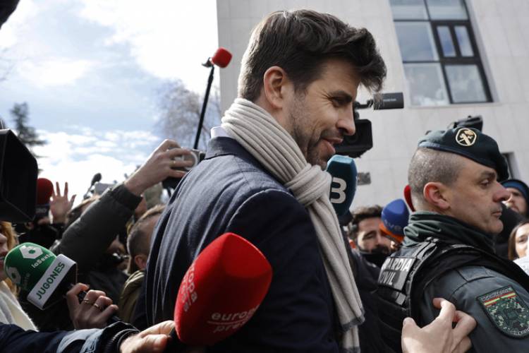 ENTRE LÁGRIMAS, GERARD PIQUÉ NEGÓ TODO EN LA CAUSA POR SOBORNOS