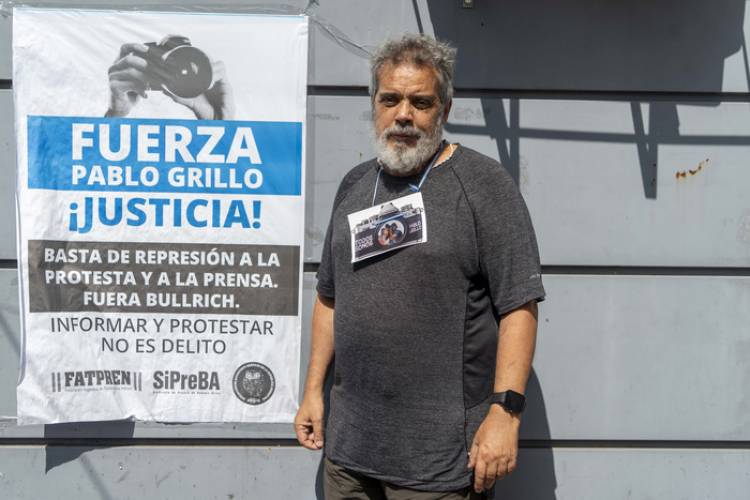 EL REPORTERO GRÁFICO PABLO GRILLO SIGUE MOSTRANDO SIGNOS DE RECUPERACIÓN