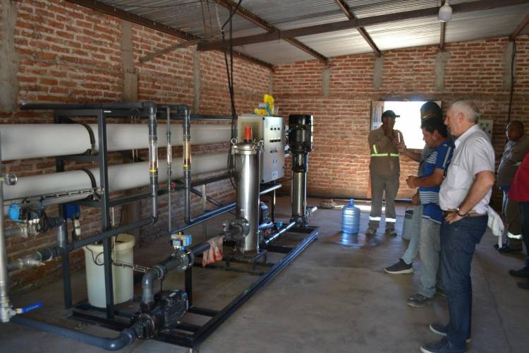 CONCEPCIÓN DEL BERMEJO: SAMEEP REFUNCIONALIZA 2 PLANTAS DE ÓSMOSIS PARA MEJORAR EL CAUDAL DE AGUA