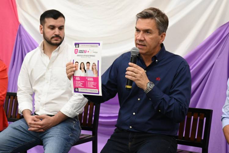 PRESIDENCIA DE LA PLAZA: LA LISTA DE CHACO PUEDE + LLA ES EL “CONTRASTE” FRENTE AL FRACASO DE LOS QUE GOBERNARON 16 AÑOS” DESTACÓ ZDERO