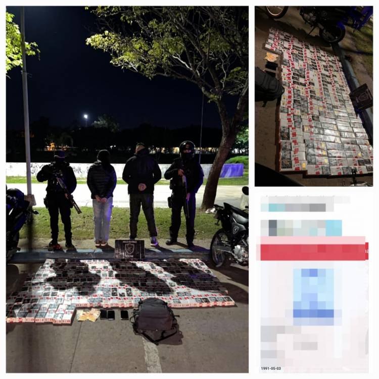 SECUESTRAN 150 CARTONES DE CIGARRILLOS DE CONTRABANDO