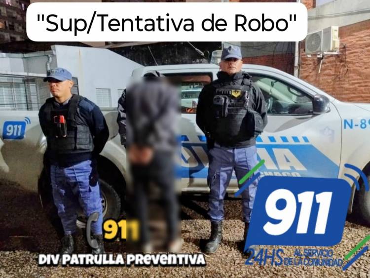 DETIENEN A UN JOVEN CON OBJETOS SUSTRAÍDOS DE UN VEHÍCULO