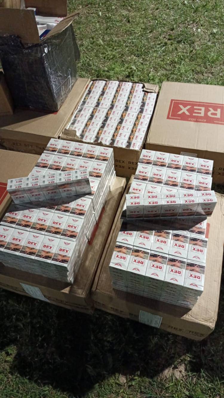 INCAUTARON MILLONARIO CARGAMENTO DE CONTRABANDO EN RUTA 11: CIGARRILLOS, CUBIERTAS Y ELECTRODOMÉSTICOS