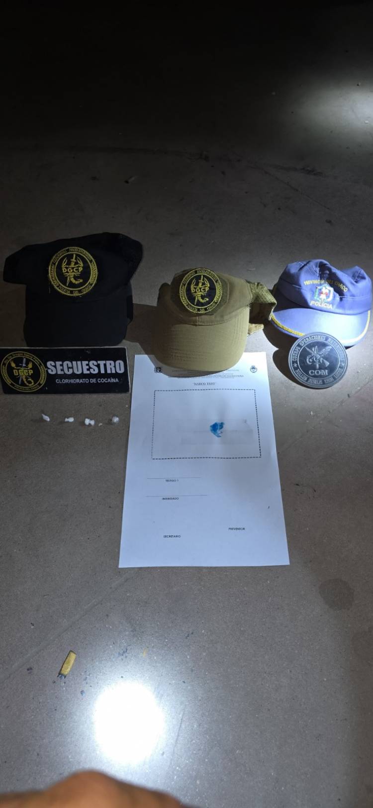 OPERATIVO DE PREVENCIÓN TERMINA CON VARIOS DEMORADOS Y SECUESTROS