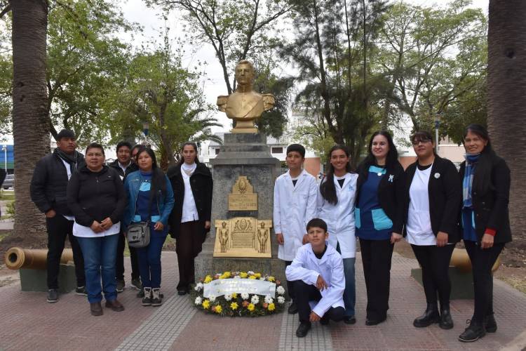 ACTO CONMEMORATIVO POR EL 175° ANIVERSARIO DEL FALLECIMIENTO DEL GENERAL JOSÉ DE SAN MARTÍN EN VILLA ÁNGELA