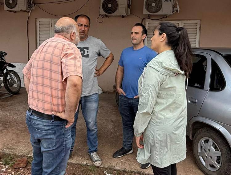 DU GRATY: LA MINISTRA GALARZA ASISTE Y COORDINA ACCIONES JUNTO AL MUNICIPIO, TRAS EL FUERTE TEMPORAL