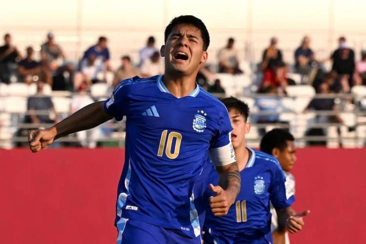 MUNDIAL SUB 17: ARGENTINA GOLEÓ 7 A 0 A FIJI Y PASÓ INVICTA A LOS 16AVOS DE FINAL