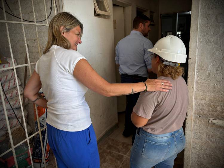 AVANZA LA OBRA DE REFACCIÓN Y AMPLIACIÓN DEL CENTRO DE SALUD DE VILLA RÍO NEGRO