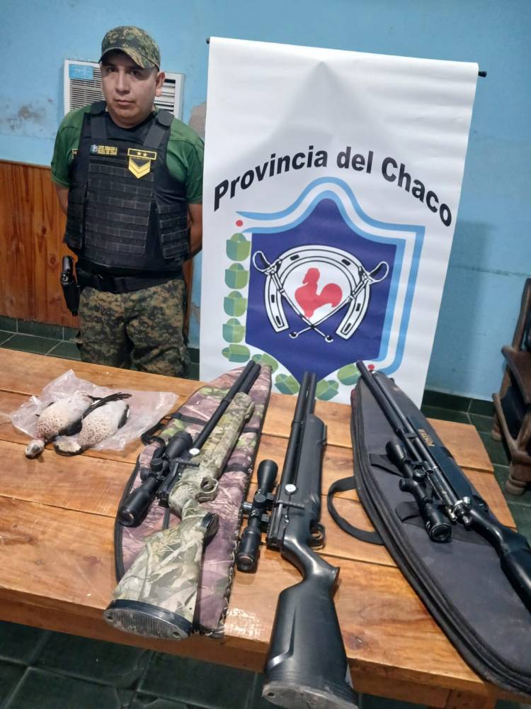 DEMORARON A DOS CAZADORES EN PLENA PRÁCTICA ILEGAL