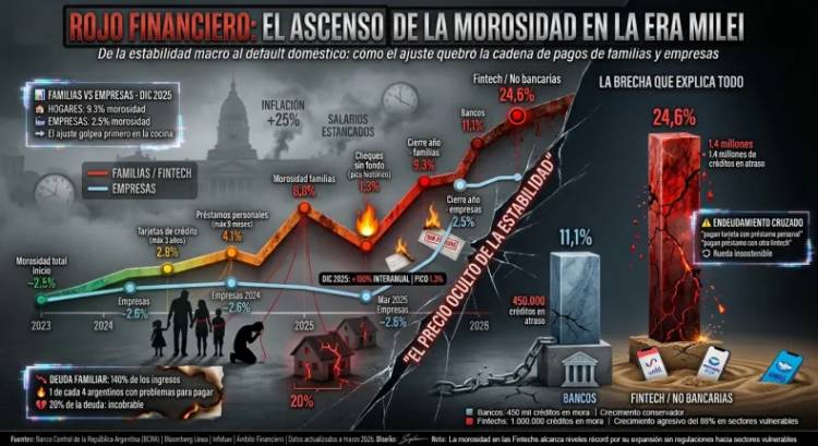LA MOROSIDAD SE DISPARA Y SE ENCIENDEN LAS ALARMAS