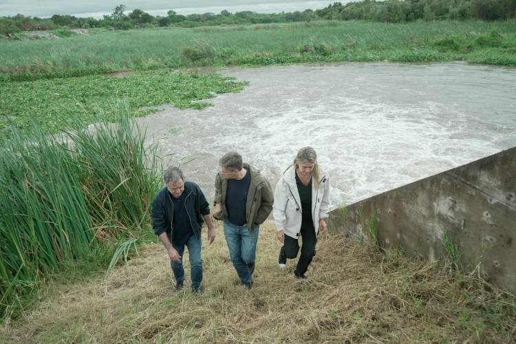 TRAS LAS LLUVIAS: ZDERO JUNTO AL COMITÉ DE EMERGENCIA VERIFICARON EL SISTEMA DE DRENAJE EN EL GRAN RESISTENCIA