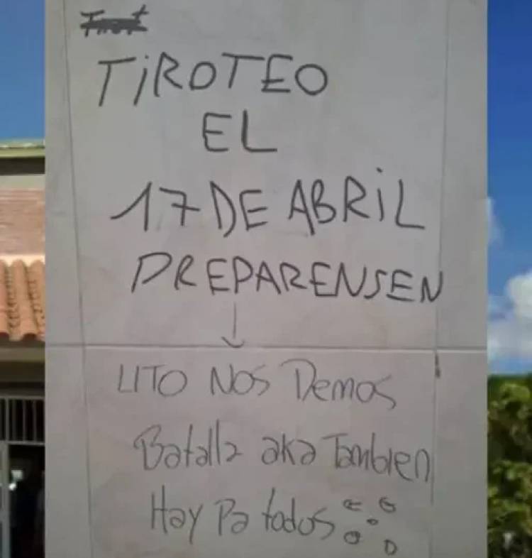 AMENAZAS EN ESCUELAS: EXPERTO APUNTÓ QUE “LA VIOLENCIA ES CELEBRADA COMO MECANISMO DE CONSTRUCCIÓN POLÍTICA”