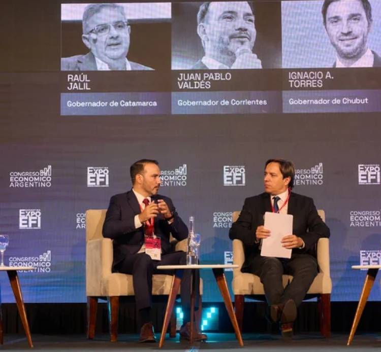 VALDÉS LLAMÓ A BUSCAR INVERSIONES Y FORTALECER LA MATRIZ PRODUCTIVA EN EXPO EFI 2026