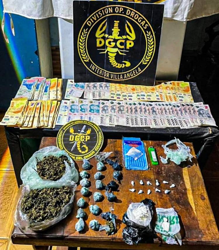 EN VARIOS ALLANAMIENTOS: EFECTIVOS DETUVIERON A UNA MUJER Y SECUESTRARON COCAINA Y MARIHUANA EN SAN BERNARDO