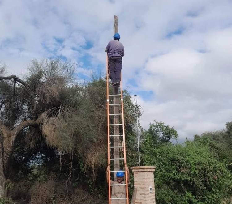 SECHEEP AMPLÍA EL SERVICIO ELÉCTRICO EN EL PARAJE LAS HACHERAS Y SUMA NUEVOS USUARIOS A LA RED
