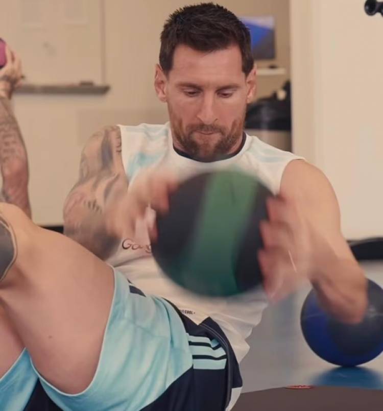 CÓMO ES EL EXIGENTE ENTRENAMIENTO DE MESSI EN PLENO MUNDIAL A LOS 39 AÑOS