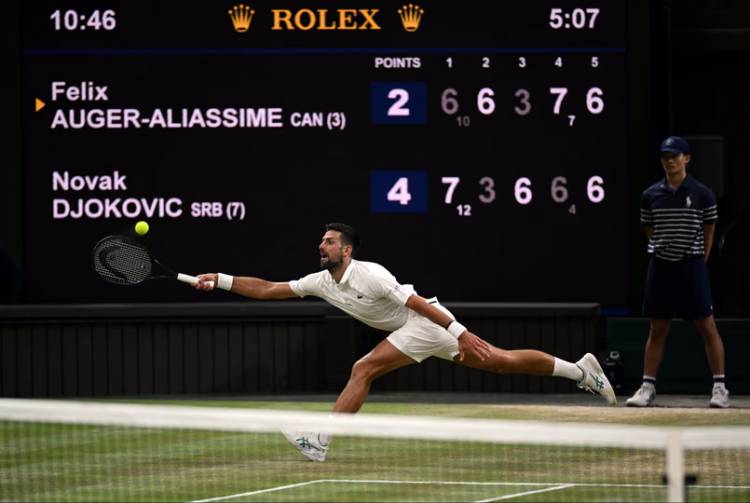 NOVAK DJOKOVIC GANÓ TRAS CINCO HORAS Y ENFRENTARÁ A JANNIK SINNER EN LA FINAL DE WIMBLEDON