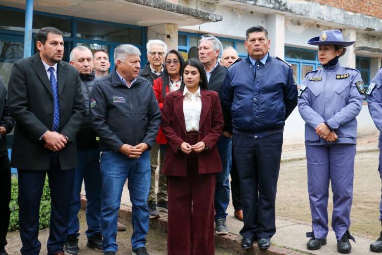 MATKOVICH RECORRIÓ LA DIFICULTAD Y FORTALECE LA SEGURIDAD RURAL EN EL INTERIOR